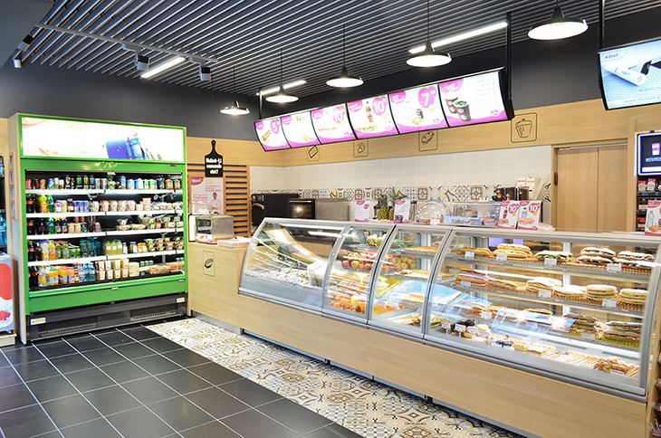 生活超市店鋪設計面包柜